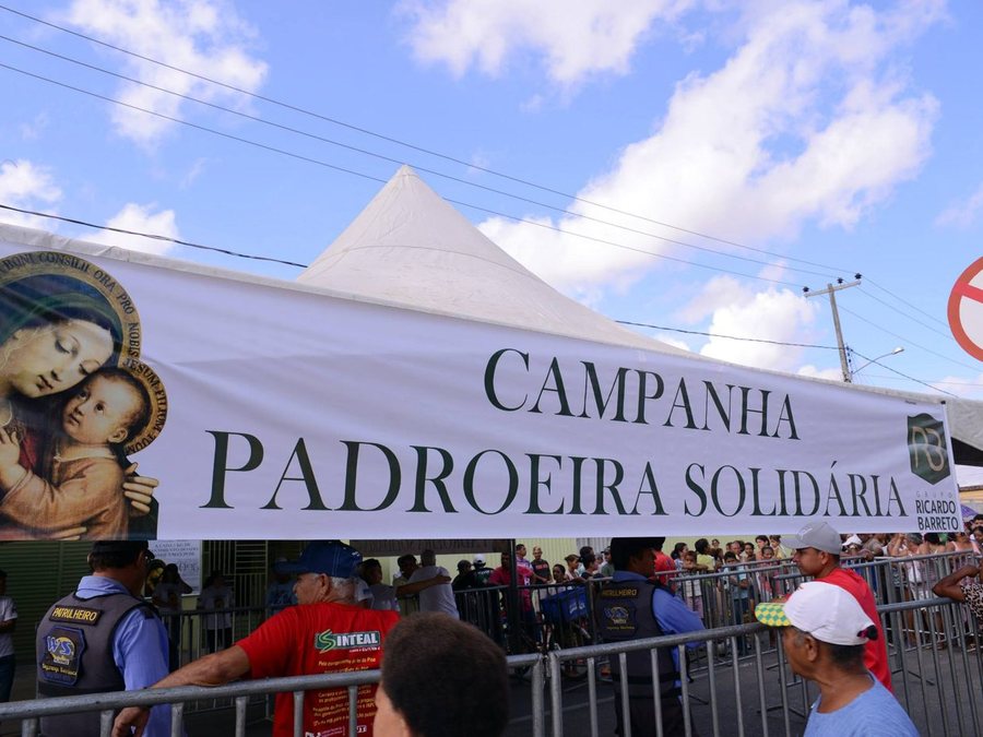 Tenda da Campanha Padroeira Solidária em Arapiraca