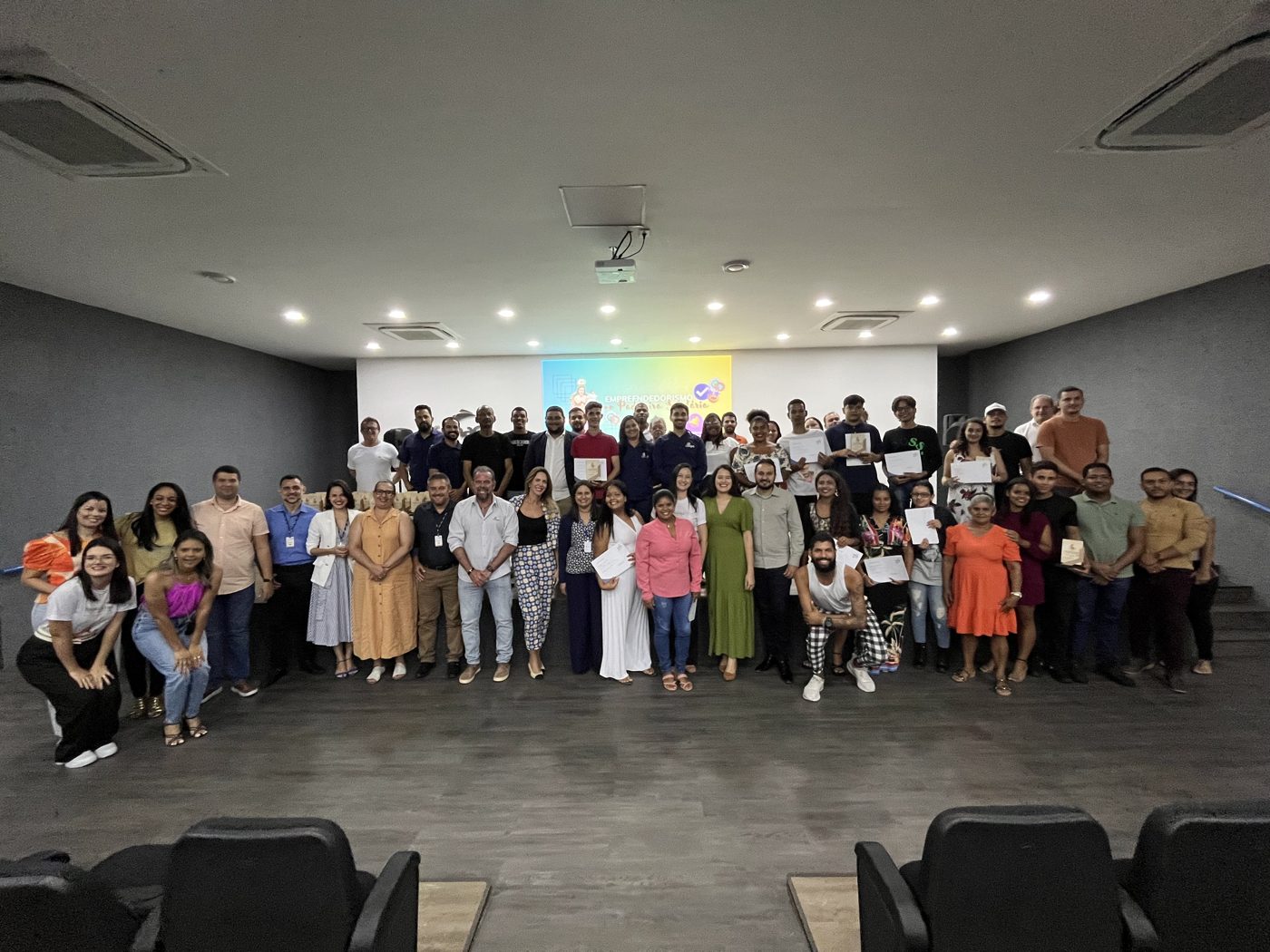 Cerimônia de encerramento da turma 2023 — entrega dos certificados
