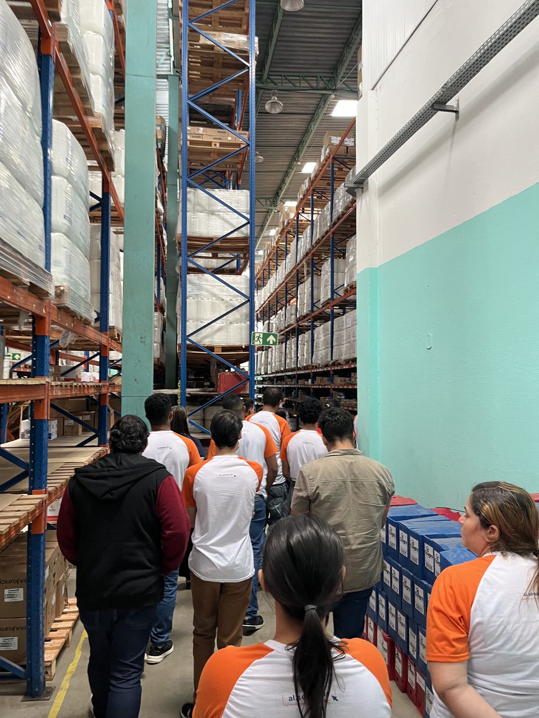 Visita da turma 2024 ao escritório e ao centro de logística da Coagro