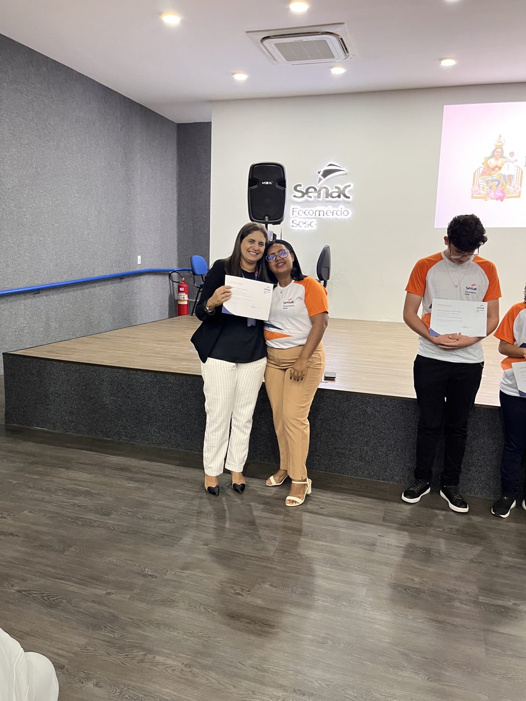 Cerimônia de encerramento da turma 2024 — entrega dos certificados