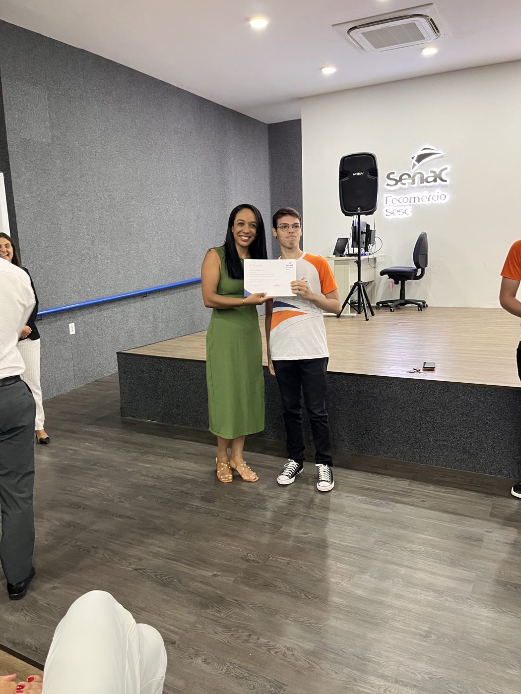 Cerimônia de encerramento da turma 2024 — entrega dos certificados