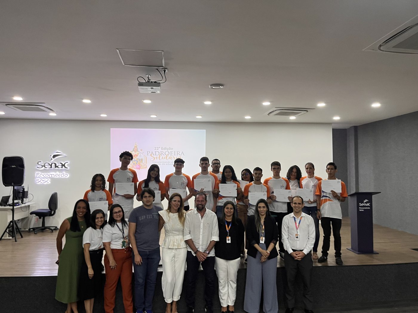 Cerimônia de encerramento da turma 2024 — entrega dos certificados