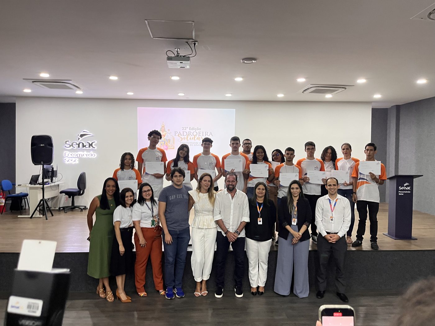 Cerimônia de encerramento da turma 2024 — entrega dos certificados