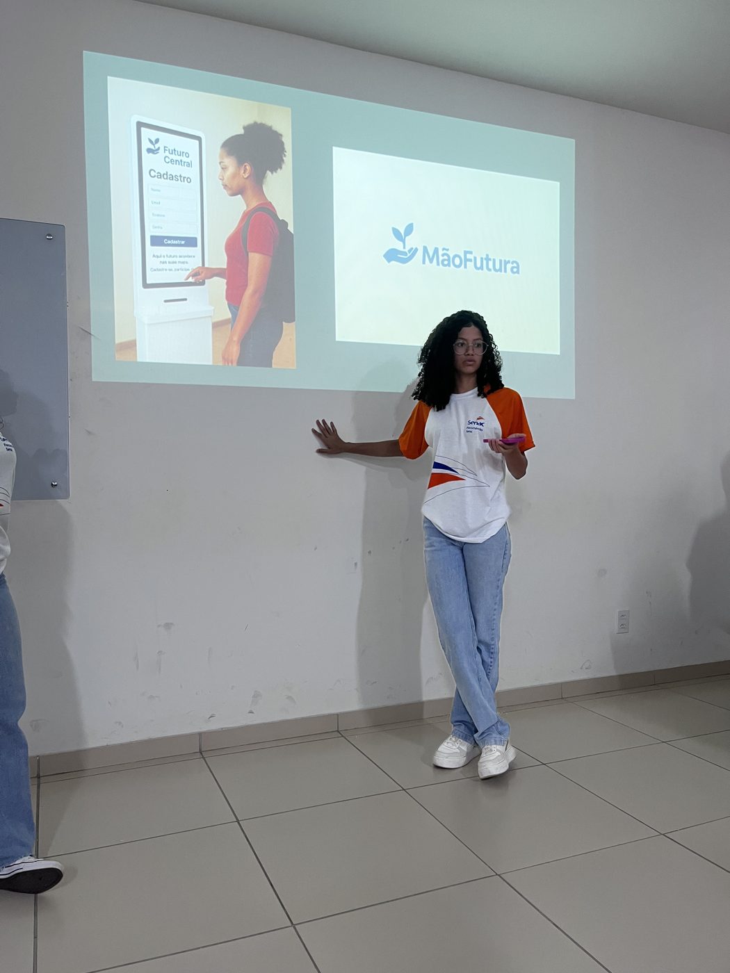 Visita ao Senac — acompanhamento da apresentação dos alunos da turma 2025